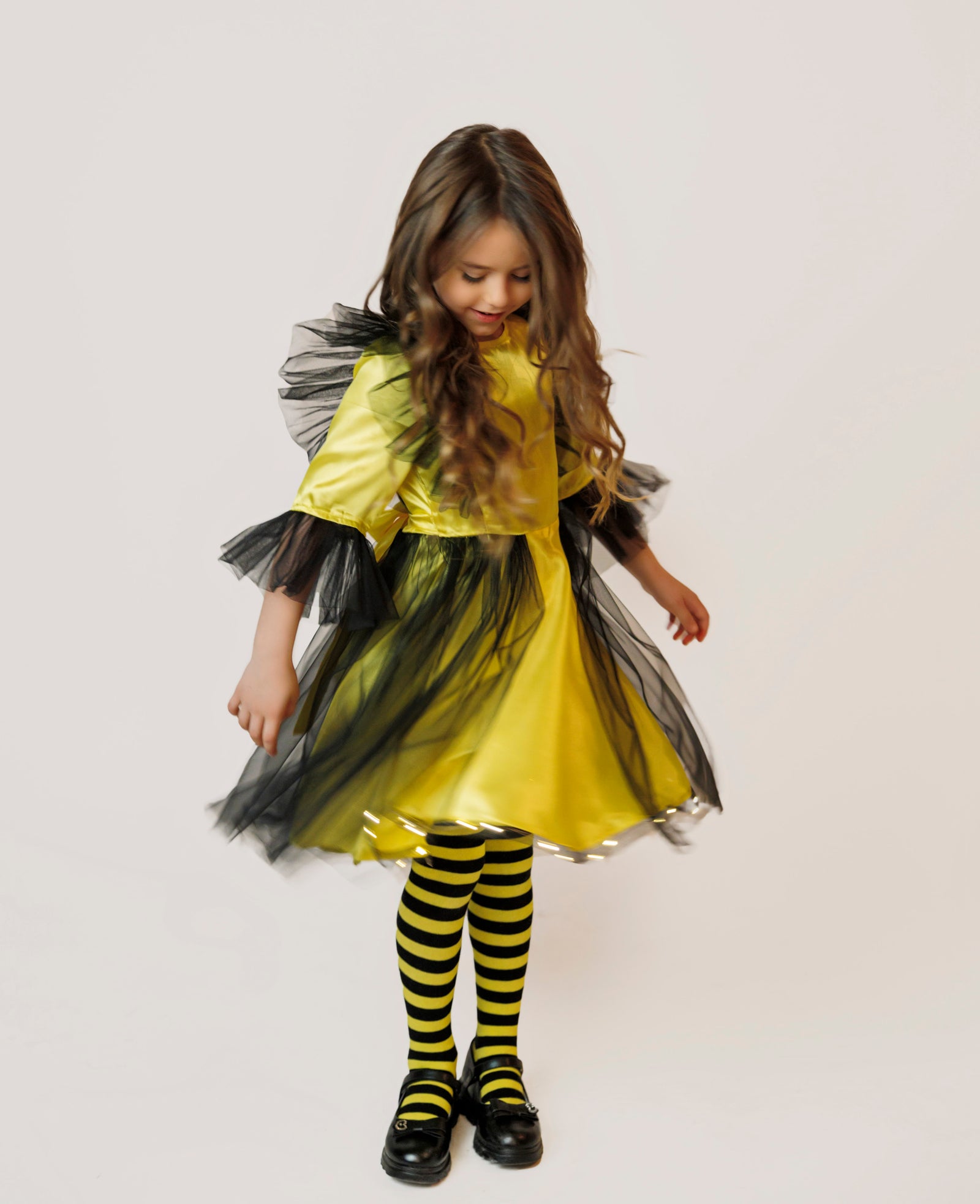 Bee Costume with Lights, 4 Pieces Dress + Accessories, Spring, Celebration