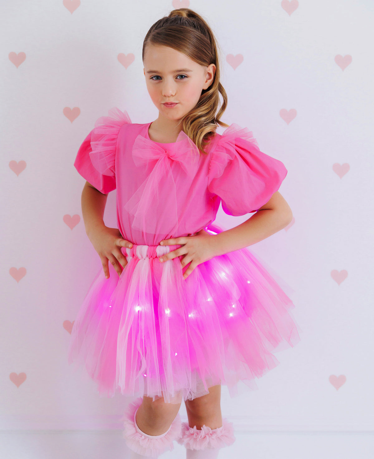 Sparkle Skirt, Cotton Candy Pink