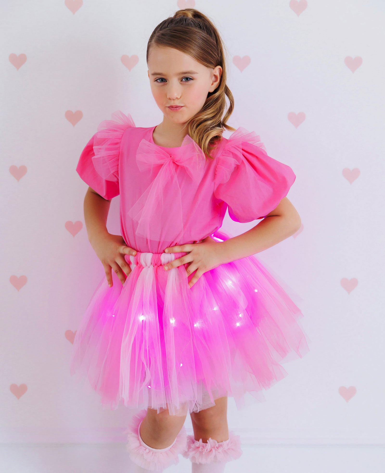 Sparkle Skirt, Cotton Candy Pink