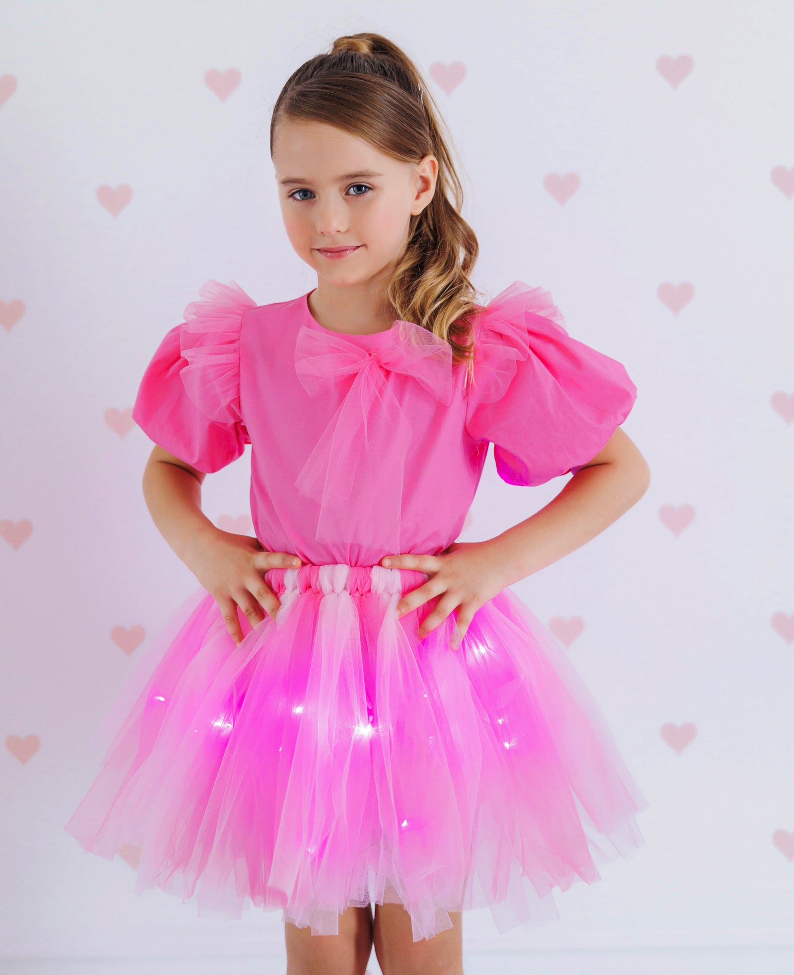 Sparkle Skirt, Cotton Candy Pink