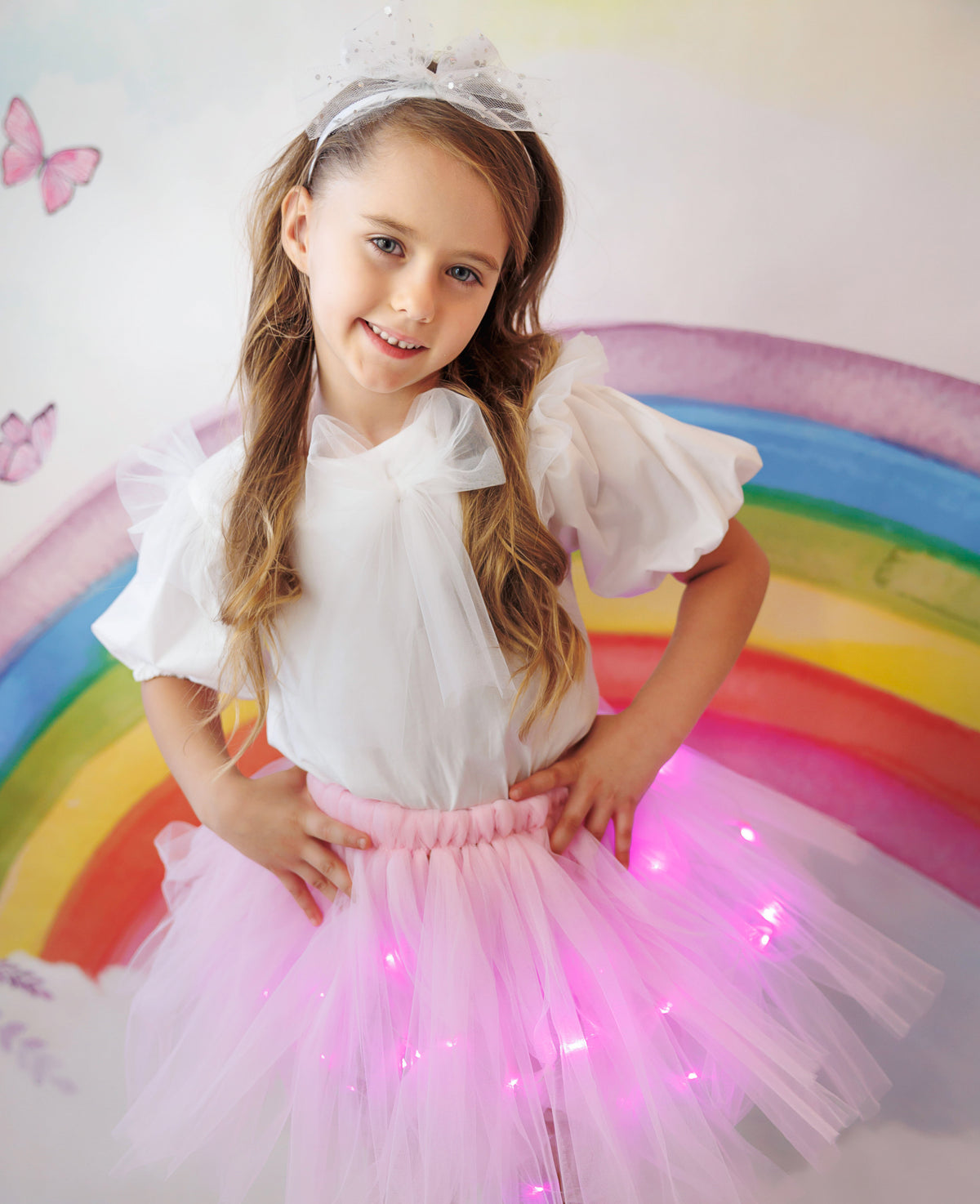 Fustița cu Luminițe, Roz Pal