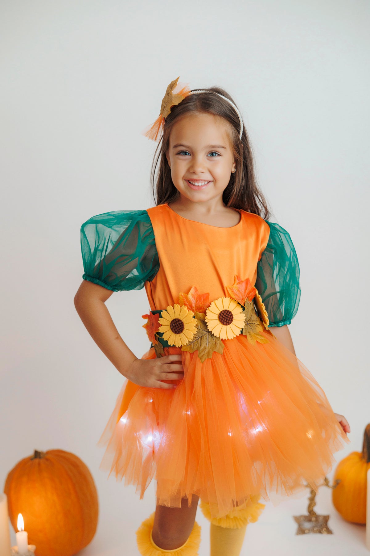 Autumn Flower Apron