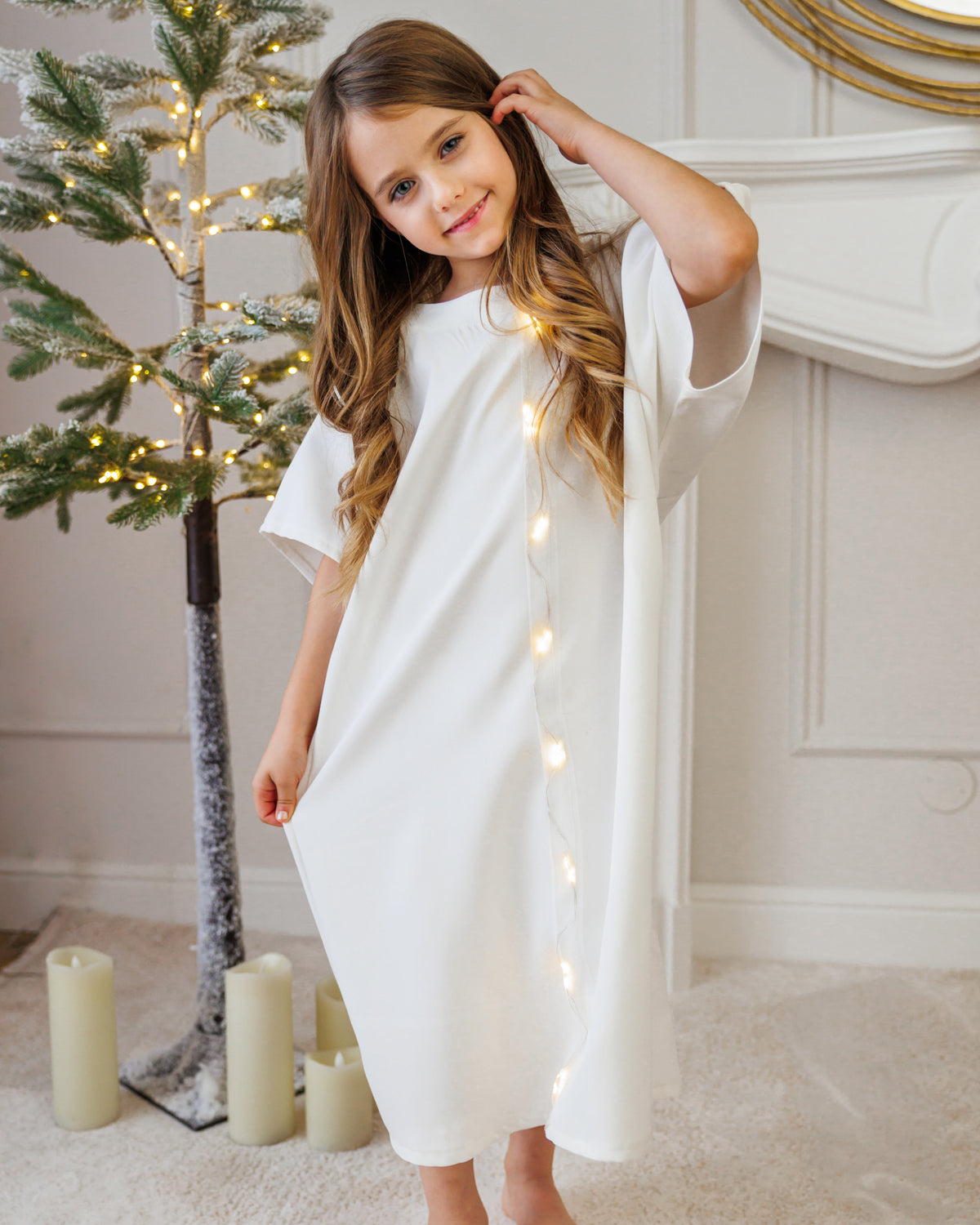 Rochiță cu Luminițe, Albă pentru Rol Serbare