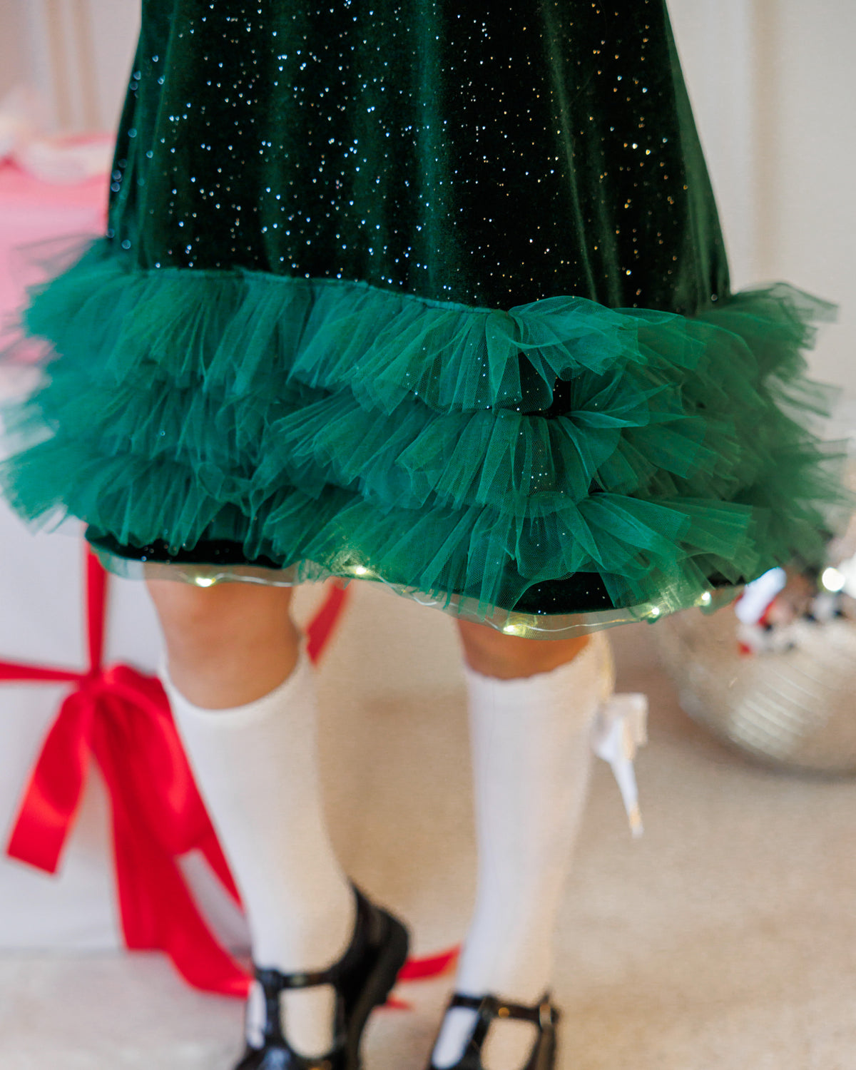 Compleu, Rochiță+Pelerină, Verde