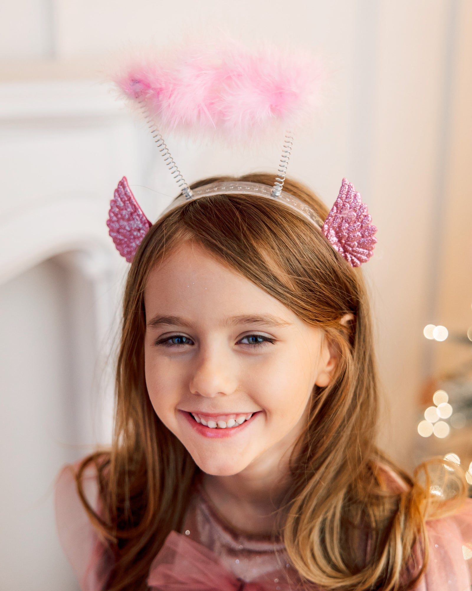 Coroniță Roz cu sclipici de carnaval, de Ingeras