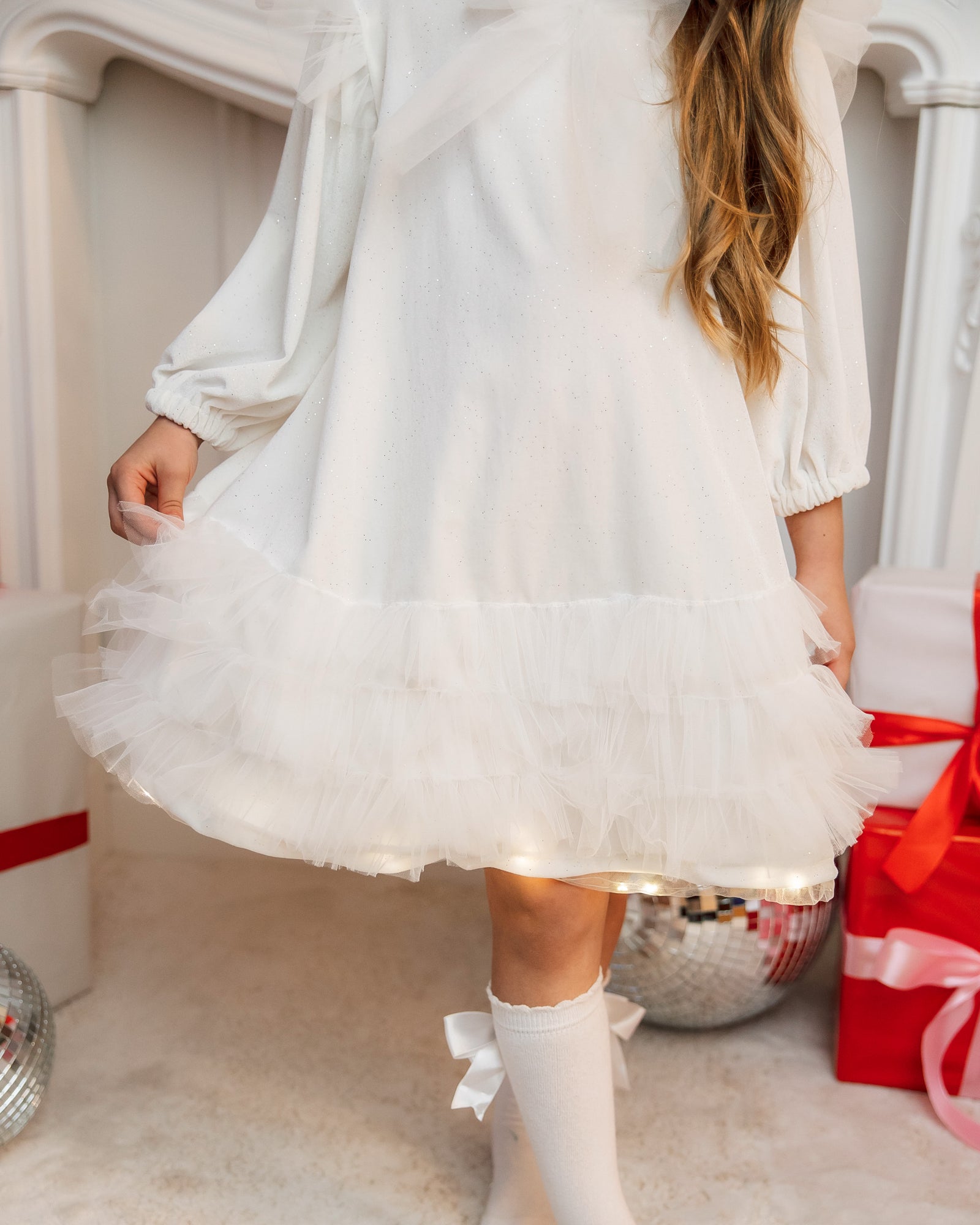 Rochița cu Luminițe, Albă Fulg de Nea / înger pentru serbare