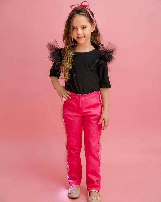 Pantaloni cu Luminițe și Tulle, Super Comozi