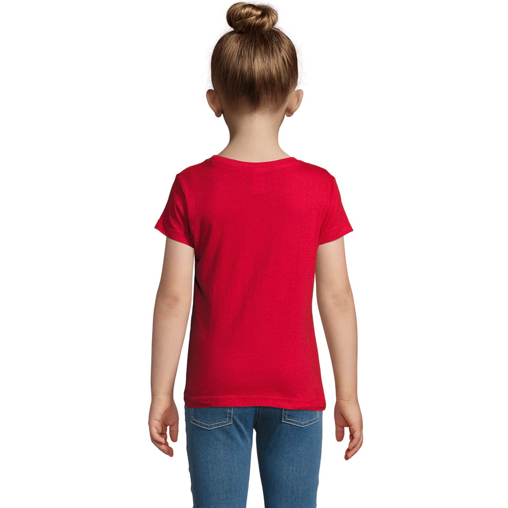 Tricou Bumbac Roșu Sport Fete, de Gradinita