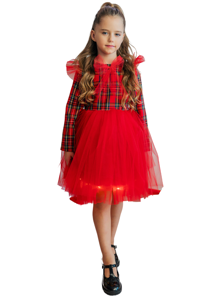 Rochița cu Luminițe Roșie Carouri, Extraordinară