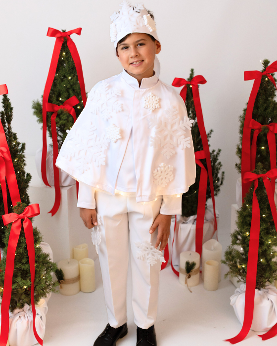 Sparkle Dress, Brown with Leaves, Fall 2025