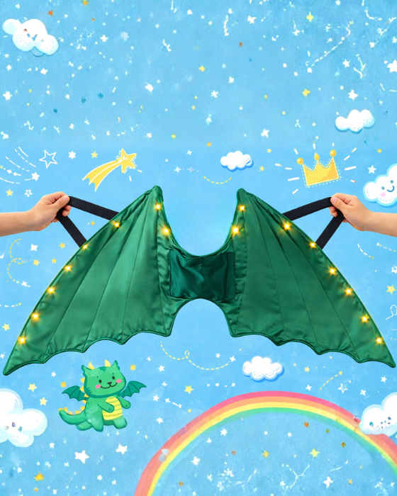 Aripi de Dragon / Dinozaur cu Luminițe pentru copii
