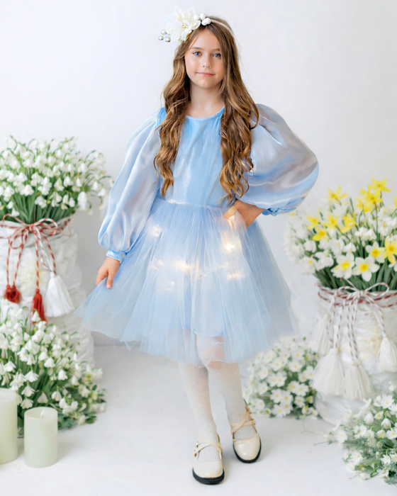 Rochiță cu Luminițe Bleu, Tutu de prmăvară