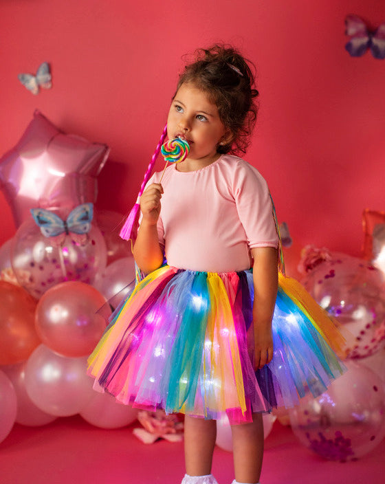 Skirt with Sparkles, Rainbow Summer Dream