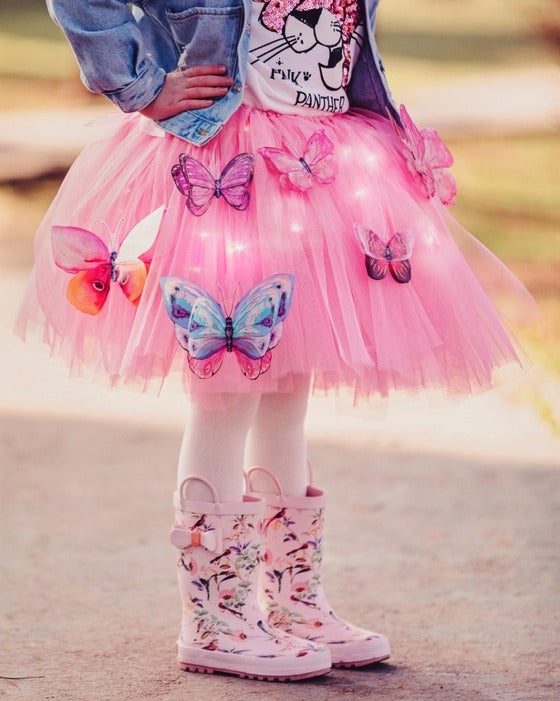 Pink Butterfly Skirt