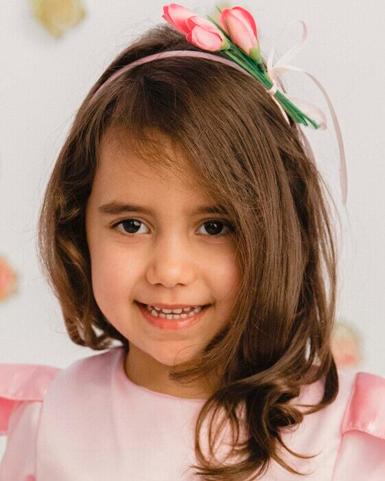 Bentiță Floare Roz de Serbare