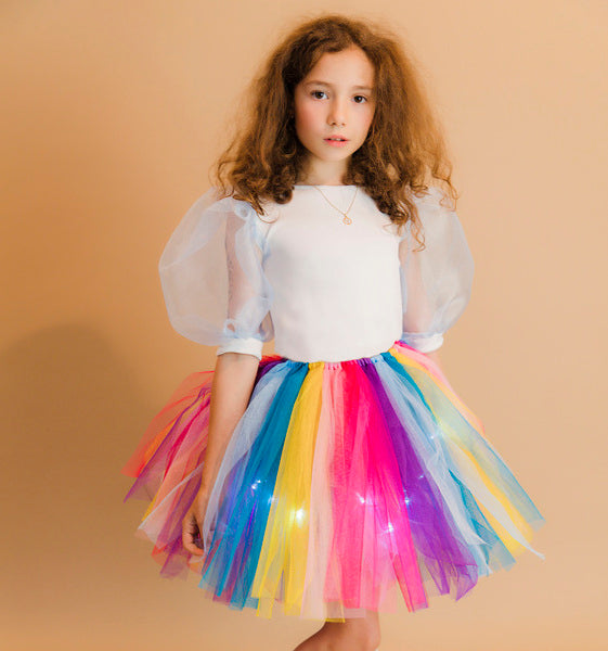 Skirt with Sparkles, Rainbow Summer Dream