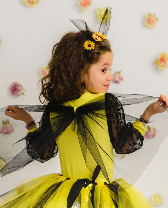 Bee Bodysuit with Tulle Wings, Autumn Celebration