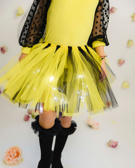 Costum Albinuță, cu Luminițe, 3 Piese, de toamnă, Serbare