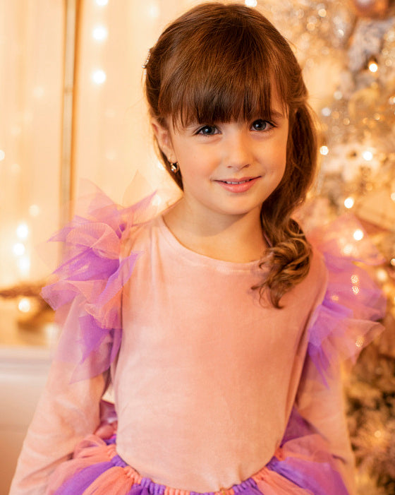 Bluzița Roz de Catifea