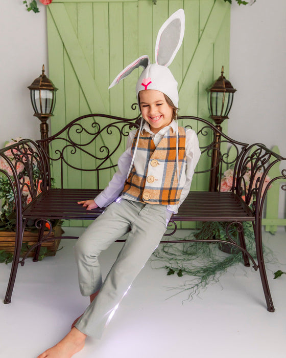 Pantaloni cu Luminițe Gri