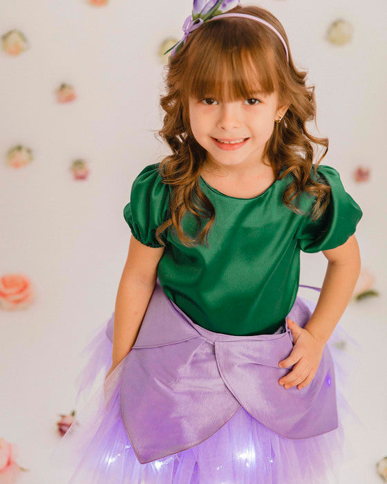 Costum 3 piese, Zambilă Lila / Liliac / Floare Mov