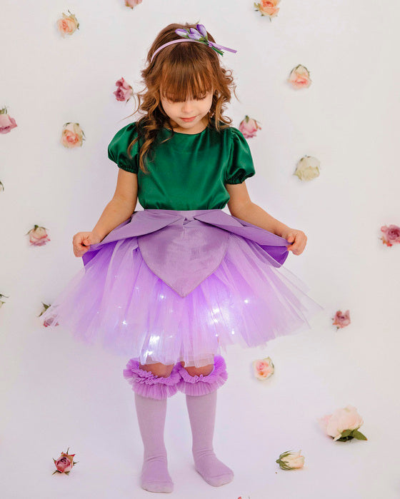Skirt with Candles, Lilac Flower, (Hyacinth/Bluebell), Spring, Celebration