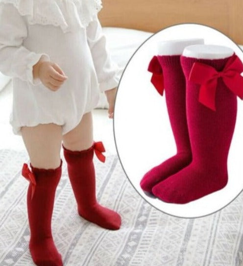 Șosețele cu Fundiță Roșii