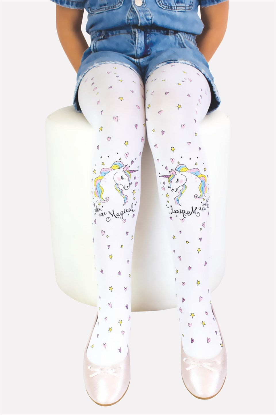 Dresuri Unicorn -You Are Magical, Albe, cu Steluțe și Inimioare